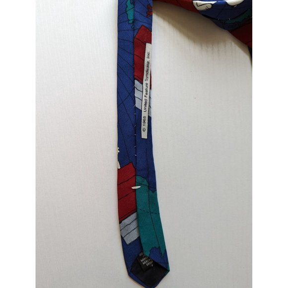 Manhattan Menswear Vintage Peanuts 1995 Snoopy Tie - Picture 4 of 5